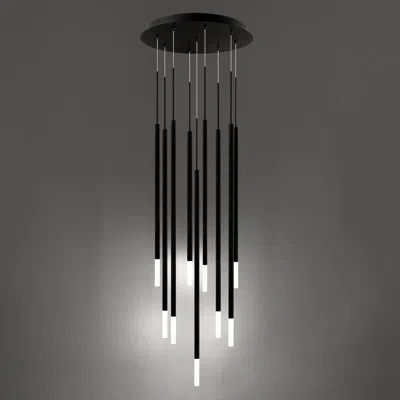 Dweled Viggo Round 9 - Light Black Led Pendant
