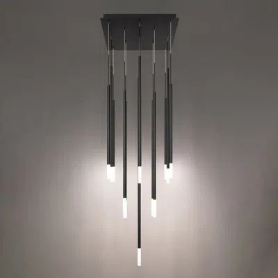 Dweled Viggo Square 13 - Light Black Led Cluster Pendant