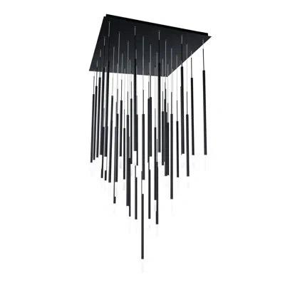 Dweled Viggo Square 41 - Light Black Led Cluster Pendant