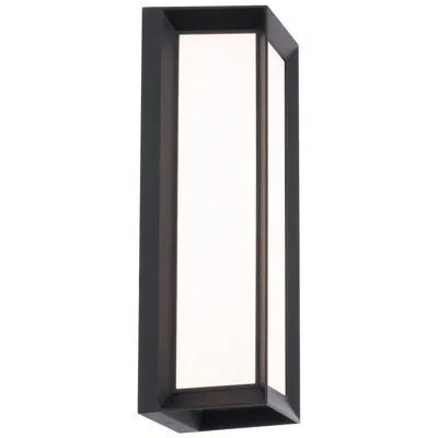 Dweled Wac Argo 16" High Black Led Outdoor Wall Light