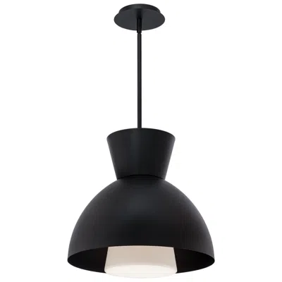Dweled Wac Carafe 16" Wide Black Led Hourglass Pendant Light