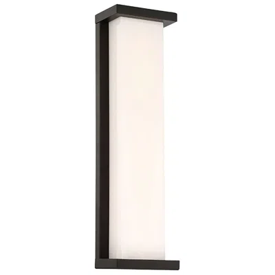 Dweled Wac Case 20" High Black Led Outdoor Wall Light
