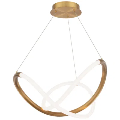 Dweled Wac  Solo 22 1/2" Wide Aged Brass Led Pendant Light