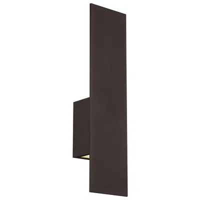 Dweled Wac Icon 20" High Bronze Led Outdoor Wall Light