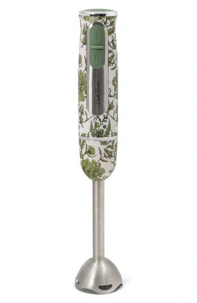 Dwell Studio Floral Print Immersion Blender In Green
