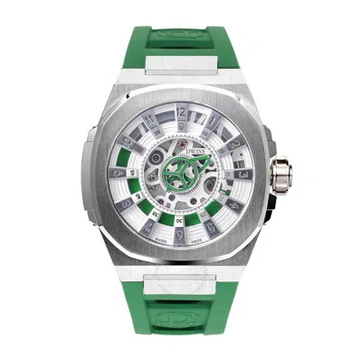 Dwiss M3s Automatic White Dial Men's Watch M3s-green-rubber