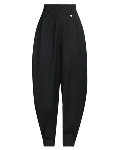 Dx Collection Woman Pants Black Size S Polyester, Virgin Wool, Viscose, Elastane