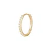 Dyamka Women's Paved Creole Loop S Yellow Gold In Gold