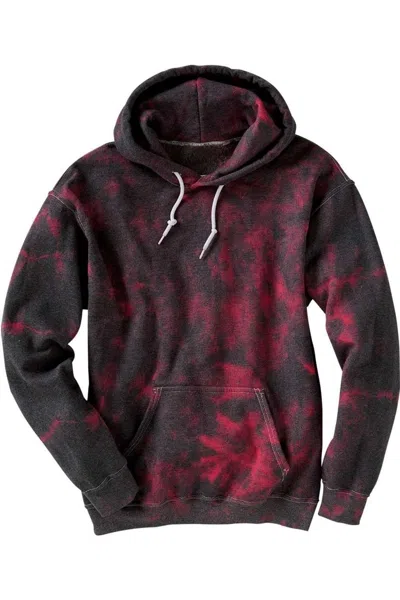 Dyenomite Blended Hooded Tie-dyed Sweatshirt In Multi