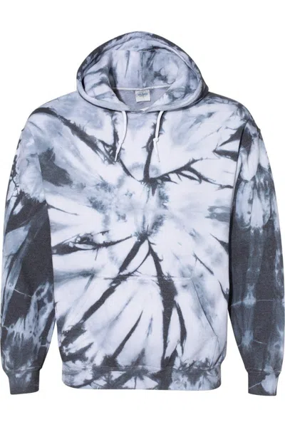 Dyenomite Blended Hooded Tie-dyed Sweatshirt In Multi