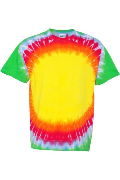 Dyenomite Bullseye Tie-dyed T-shirt In Multi