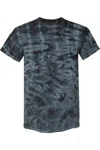 Dyenomite Crystal Tie-dyed T-shirt In Black