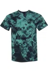 Dyenomite Crystal Tie-dyed T-shirt In Green