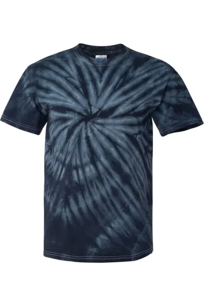 Dyenomite Cyclone Pinwheel Tie-dyed T-shirt In Black