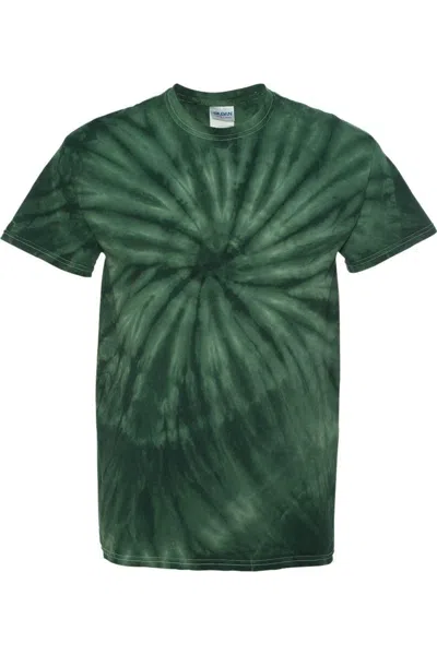 Dyenomite Cyclone Pinwheel Tie-dyed T-shirt In Green