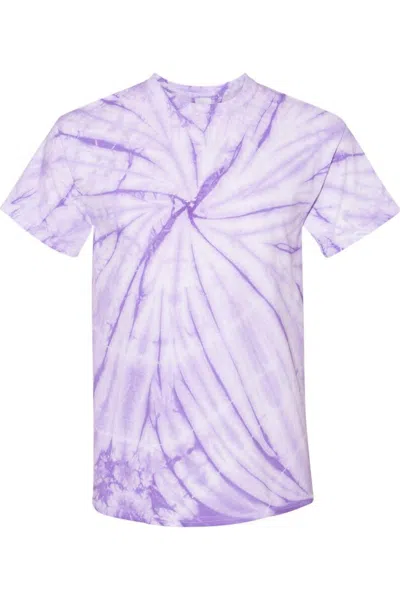 Dyenomite Cyclone Pinwheel Tie-dyed T-shirt In Purple