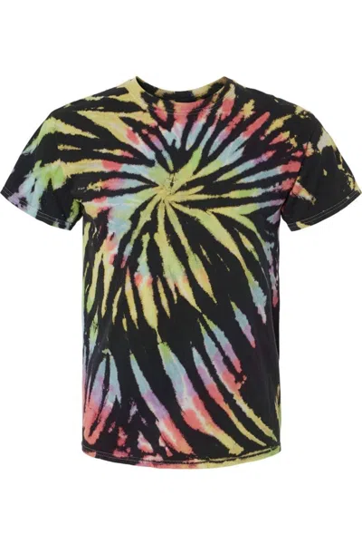 Dyenomite Multi-color Spiral Tie-dyed T-shirt