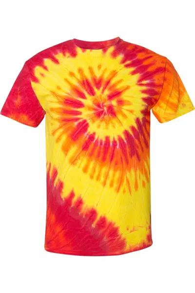 Dyenomite Multi-color Spiral Tie-dyed T-shirt