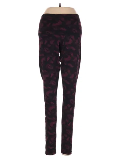 Pre-owned Dyi Define Your Inspiration Active Pants In Burgundy