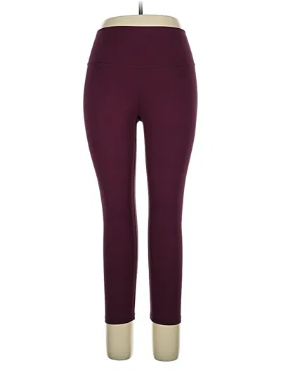 Pre-owned Dyi Define Your Inspiration Active Pants In Burgundy