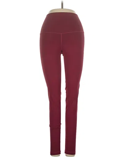 Pre-owned Dyi Define Your Inspiration Active Pants In Burgundy