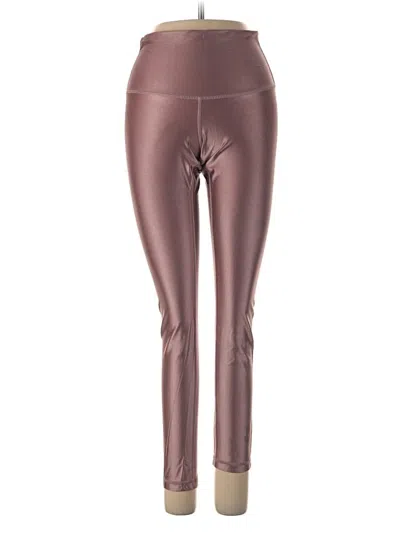 Pre-owned Dyi Define Your Inspiration Active Pants In Burgundy