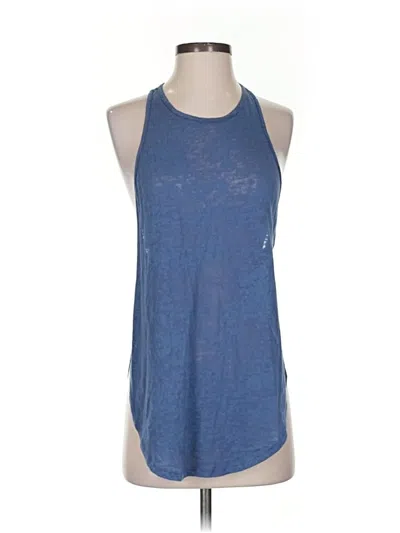 Pre-owned Dyi Define Your Inspiration Tank Top Blue Halter Neckline Tops