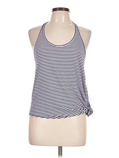 Pre-owned Dyi Define Your Inspiration Tank Top Blue Halter Neckline Tops