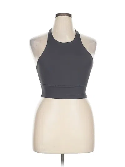 Pre-owned Dyi Define Your Inspiration Tank Top Gray Halter Neckline Tops