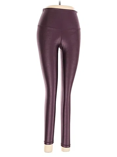 Pre-owned Dyi Define Your Inspiration Yoga Pants In Burgundy