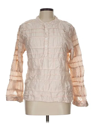 Pre-owned Dylan 3/4 Sleeve Blouse In Pink