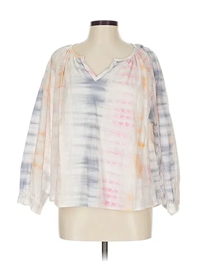 Dylan 3/4 Sleeve Blouse In White