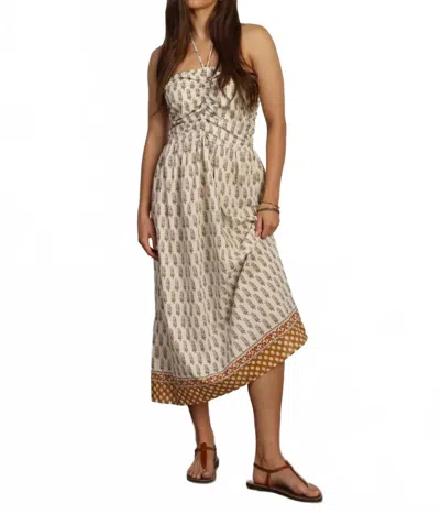 Dylan Avalon Maxi Dress In Beige In Multi