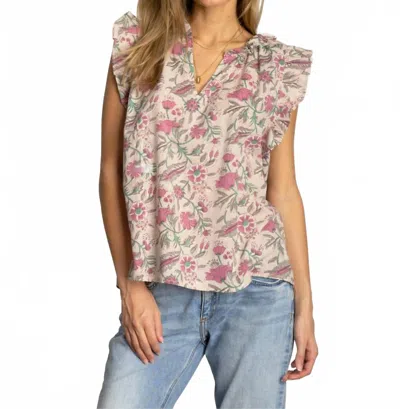 Dylan Bella Blouse In Multi In Neutral