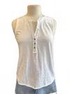 Dylan Brooks Tank In White In White