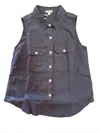 Dylan Capri Shirt In Carbon In Gray