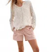 Dylan Cargo High Waist Short In Dusty Pink In Pink