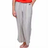 Dylan Coast Pant In Multi Stripe In Gray