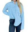 Dylan Cord Tucker Shirt In Sioux Sky In Multi