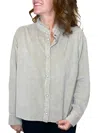 DYLAN CORDUROY ISABELLE SHIRT JACKET IN BROWN