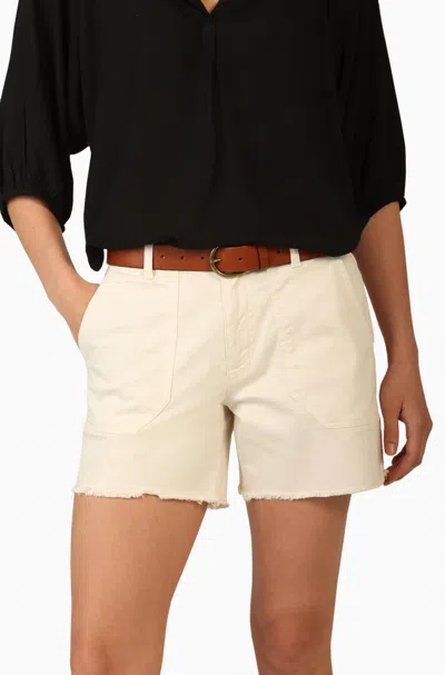 Dylan Cotton-twill Peyton Cargo Short In White