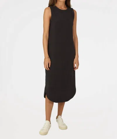 Dylan Crew Tank Dress In Carbon In Grey