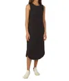 Dylan Crew Tank Dress In Carbon In Multi
