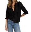 Dylan Delaney Blouse In Black In Black