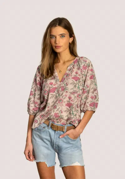 Dylan Eden Jolie Top In Berry In Multi