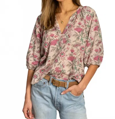 Dylan Eden Jolie Top In Purple Multi