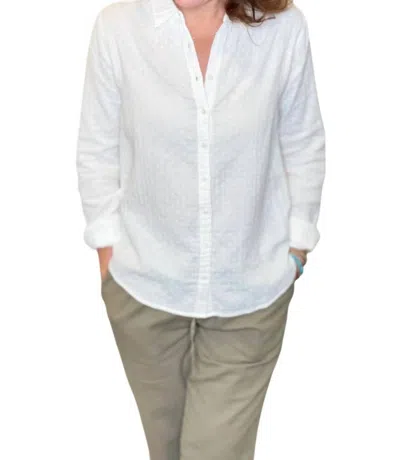 Dylan Ellis Dot Taylor Blouse In White