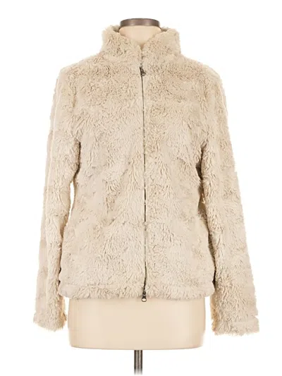 Pre-owned Dylan Faux Fur Jacket In Ivory