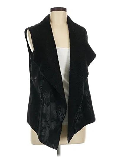 Pre-owned Dylan Faux Fur Vest In Black