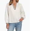 Dylan Gracie Blouse In White In White